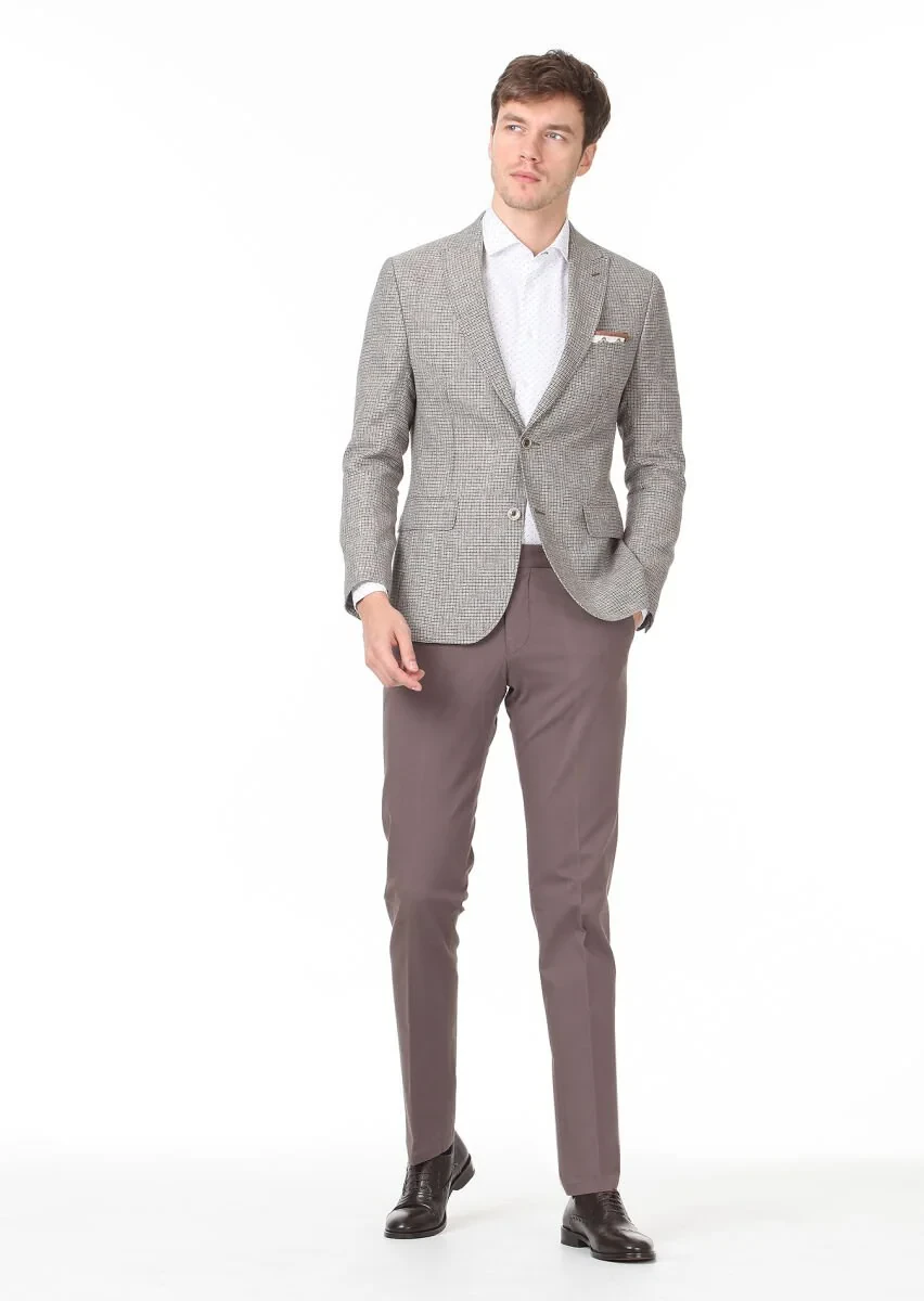 Green Zeroweight Slim Fit 100% Linen Jacket - 3