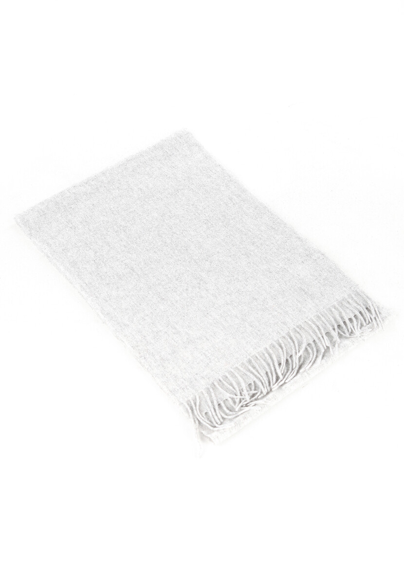 Grey %100 Yün Scarf - RAMSEY