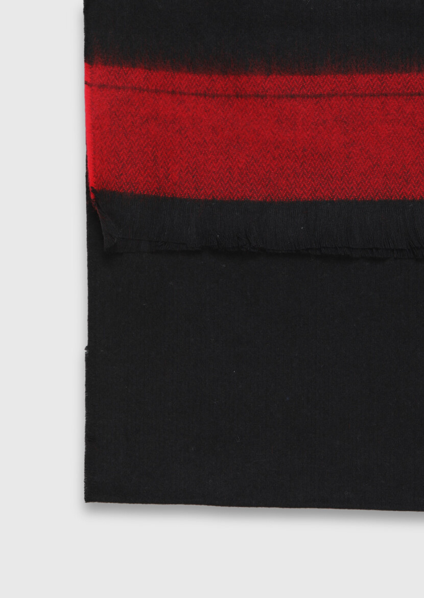 Grey %65 Akrilik ,%35 Yün Scarf - RAMSEY