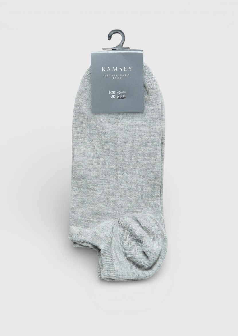 Grey %75 Pamuk ,%25 Polyamid Socks 