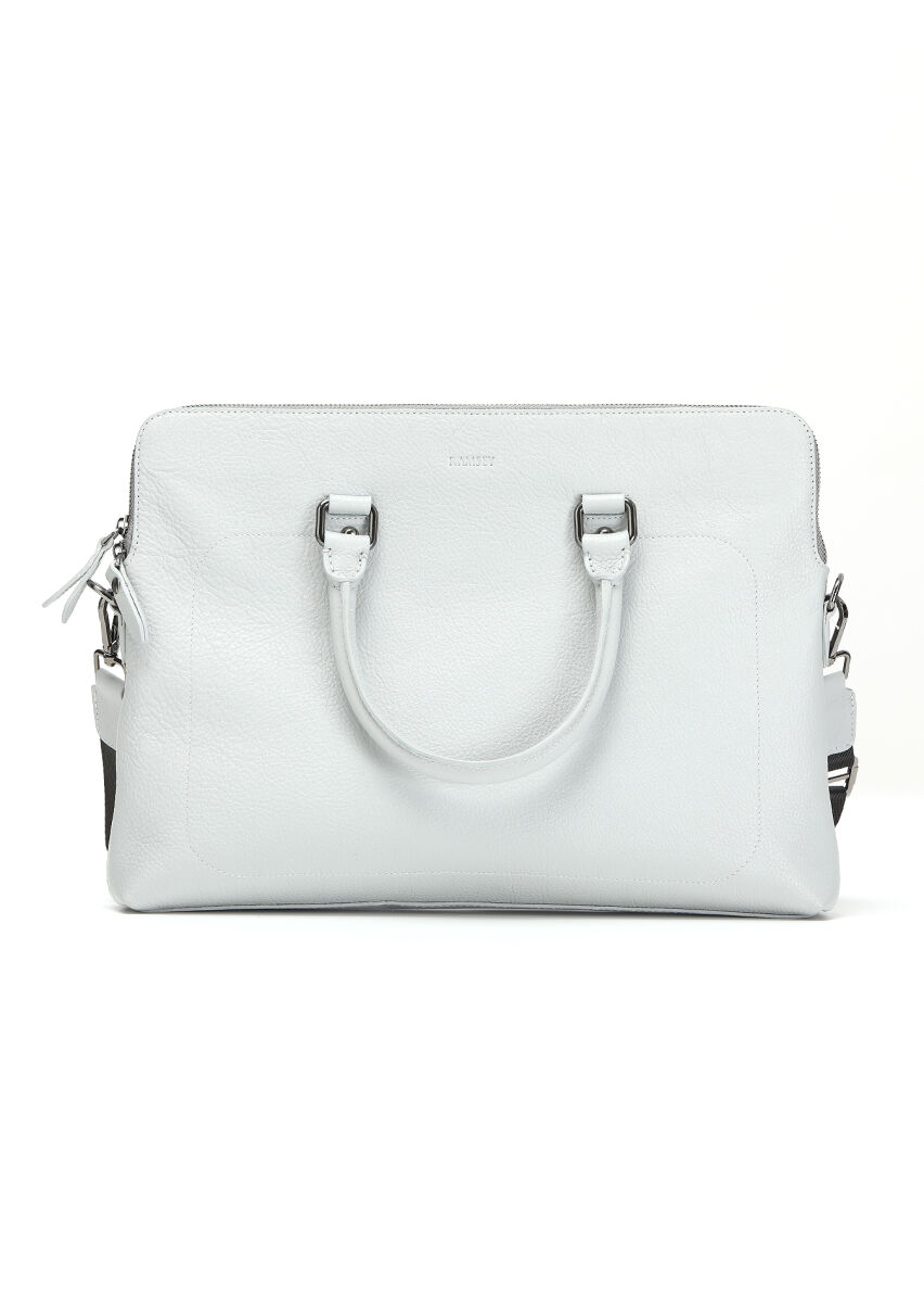 Grey Cow Leather Bag - 1