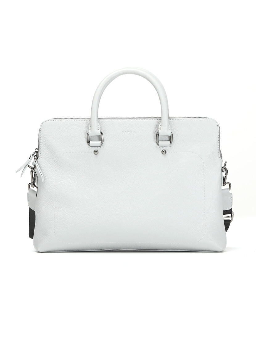 Grey Cow Leather Bag - 2