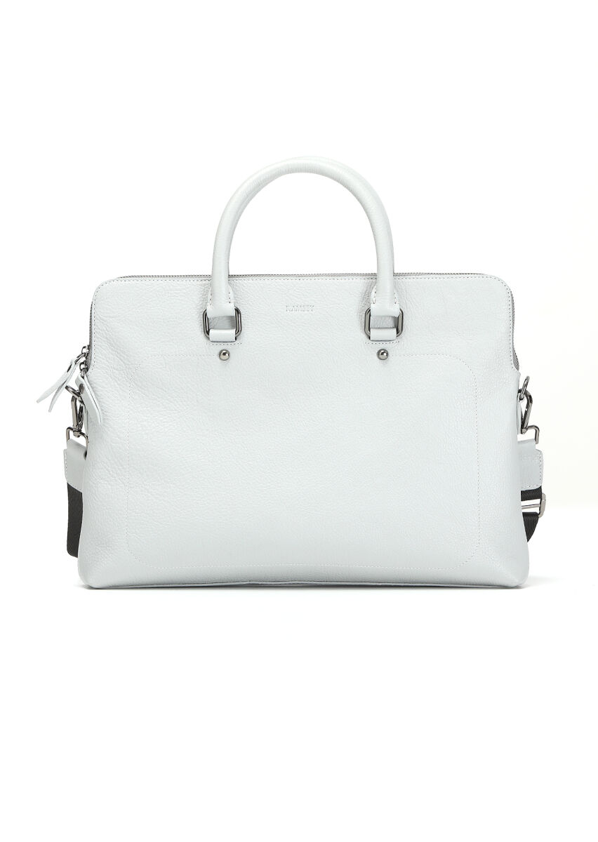 Grey Cow Leather Bag - 2