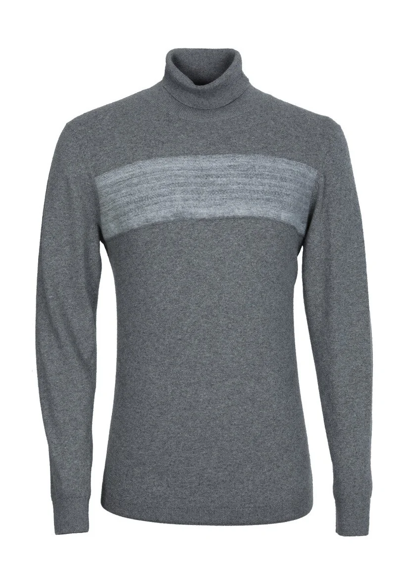Grey Knitwear Sweatshirt - 6