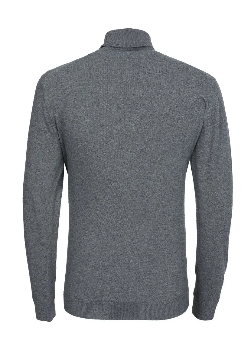 Grey Knitwear Sweatshirt - 7
