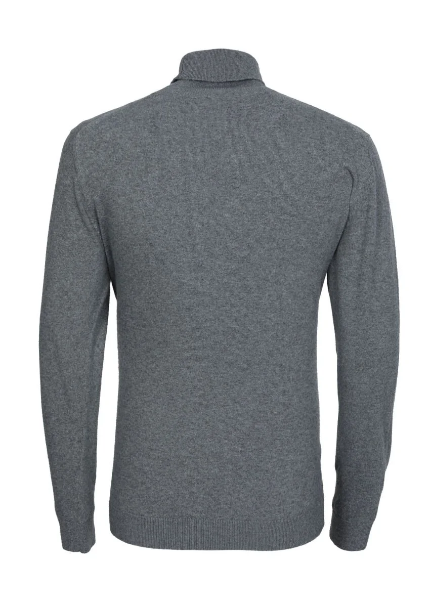 Grey Knitwear Sweatshirt - 7