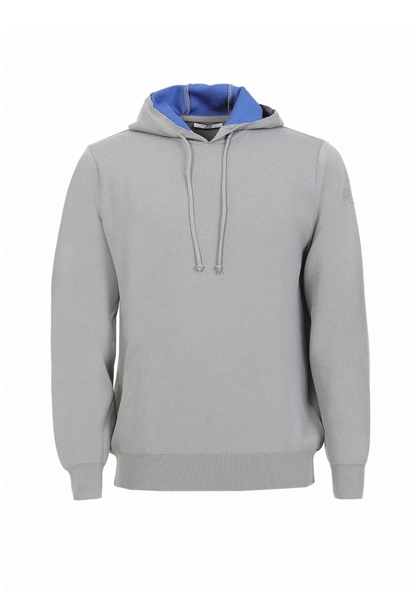 Grey Knitwear Sweatshirt - 7