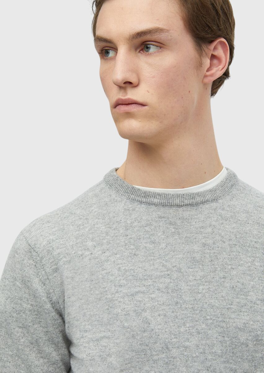 Grey Knitwear Sweatshirt - 4