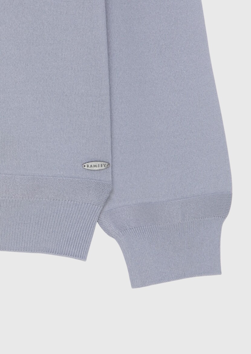 Grey Knitwear Sweatshirt - 7