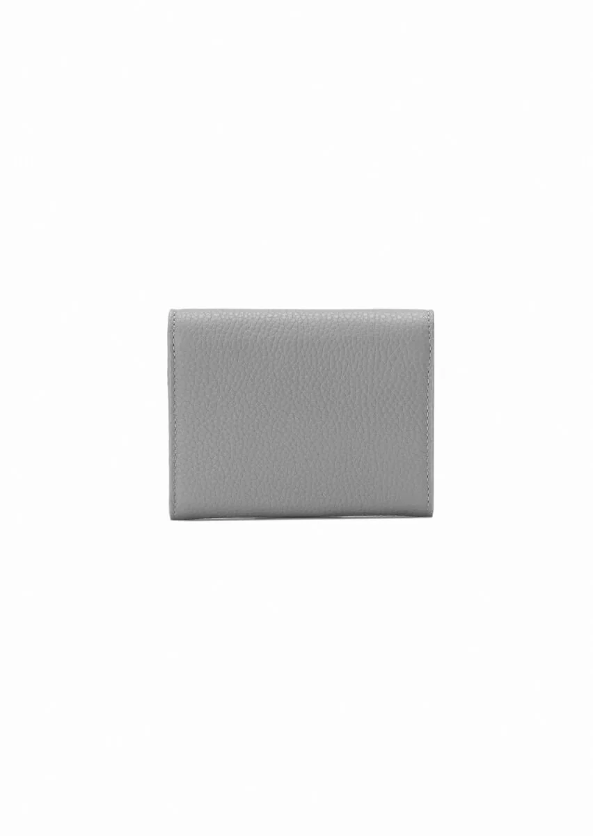 Grey Leather Wallet - 3