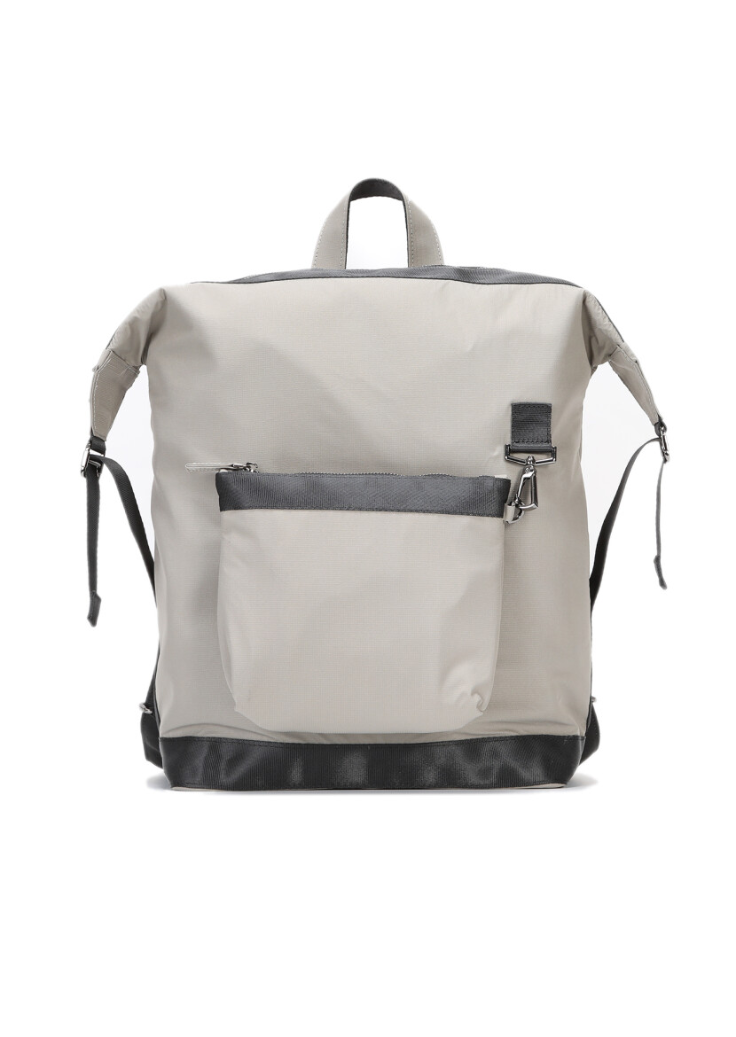 Grey Material Bag - 1