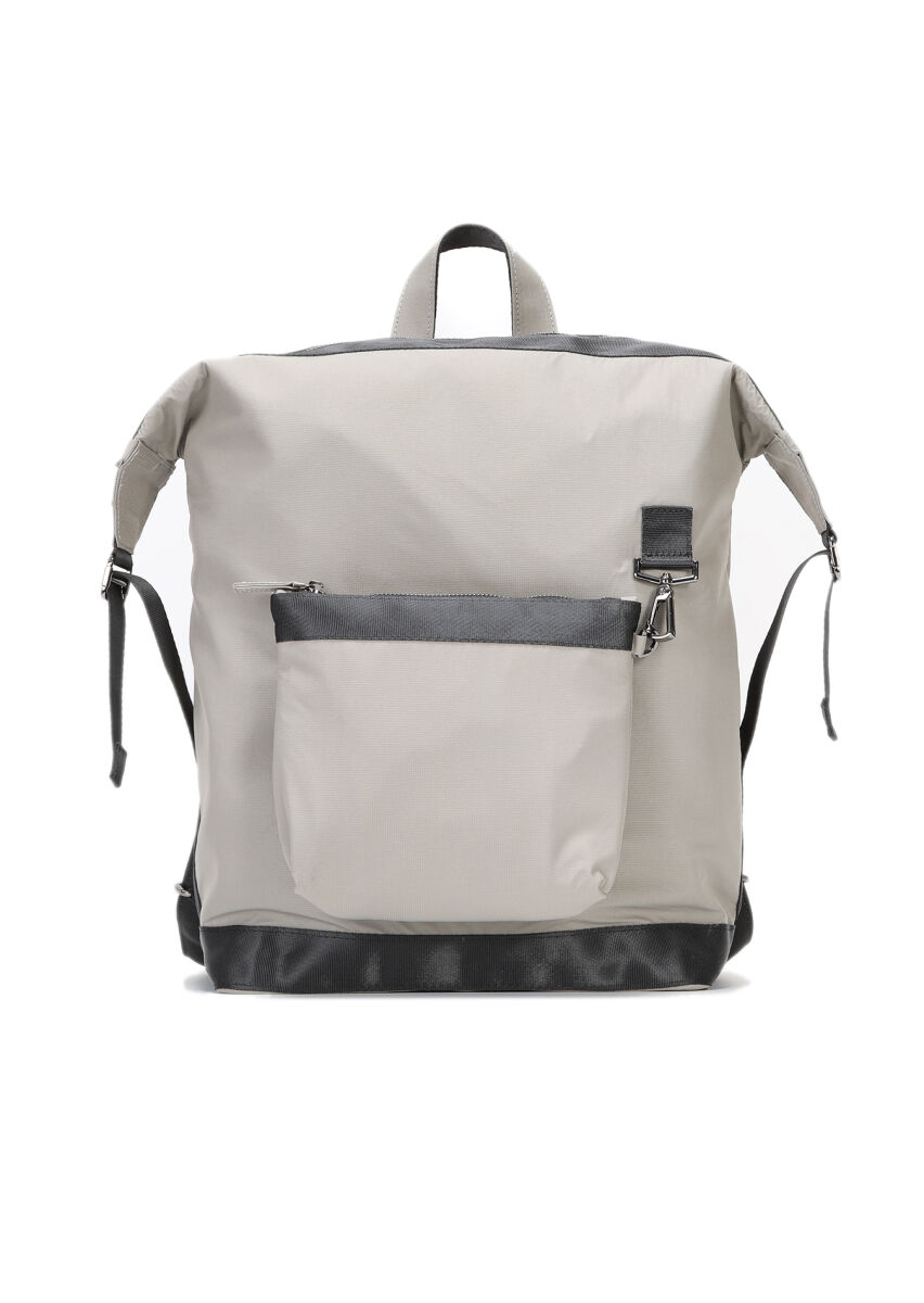 Grey Material Bag - 1