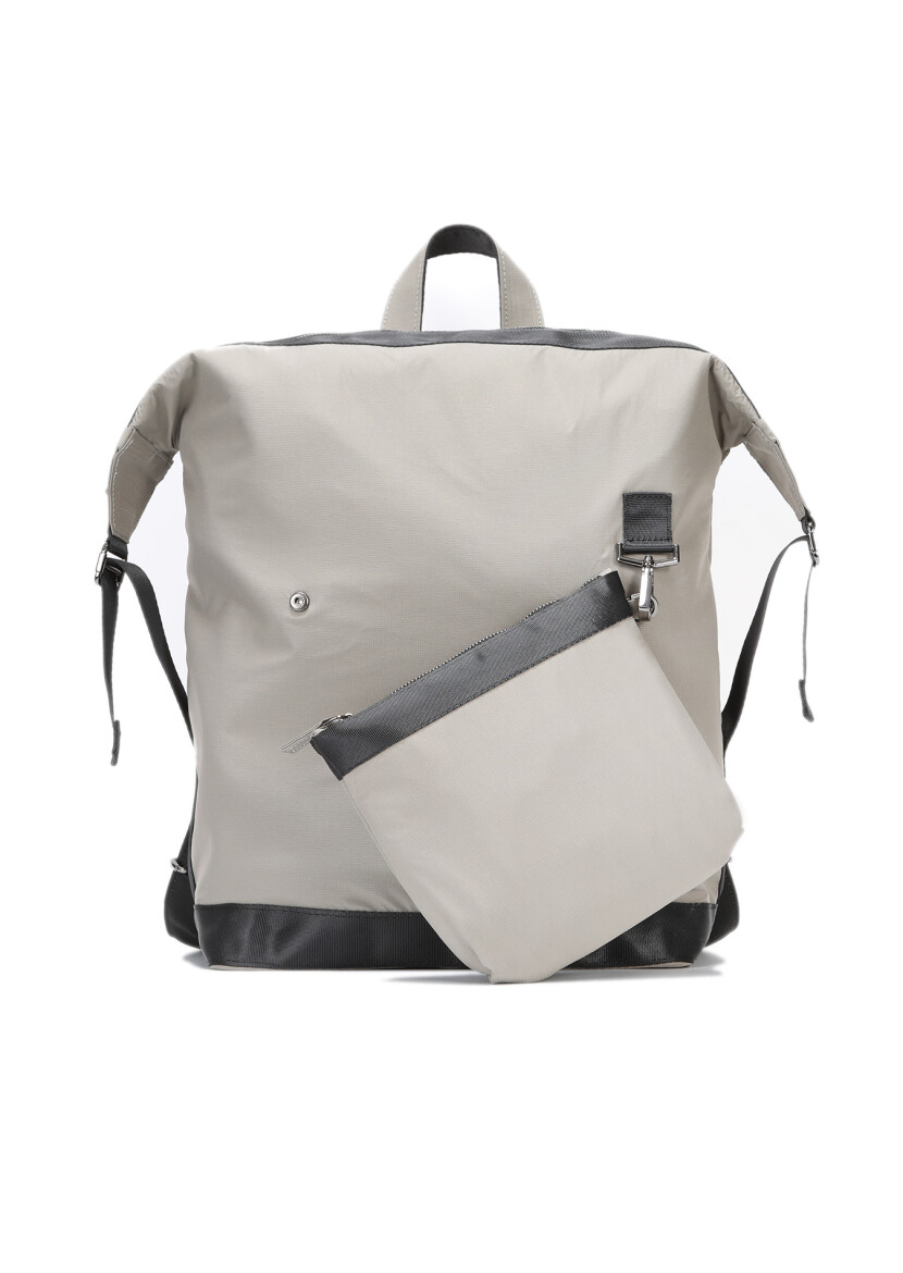 Grey Material Bag 