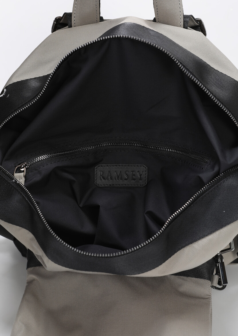 Grey Material Bag - 8