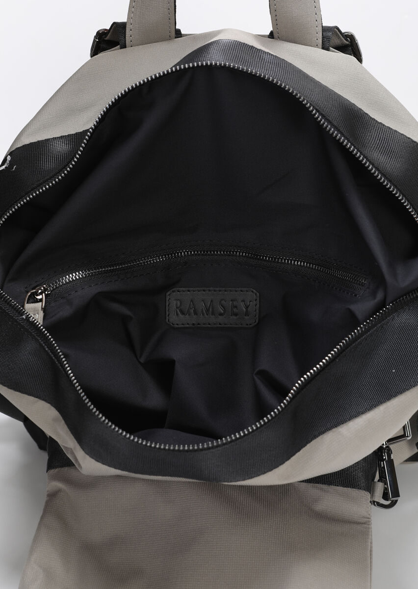 Grey Material Bag - 8