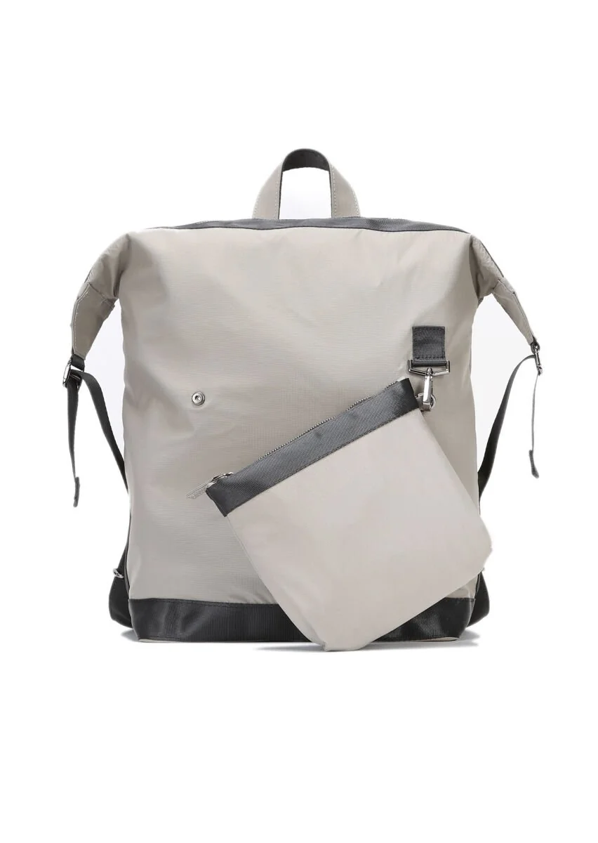 Grey Material Bag - 2