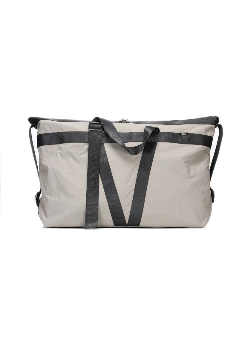 Grey Material Bag - 1