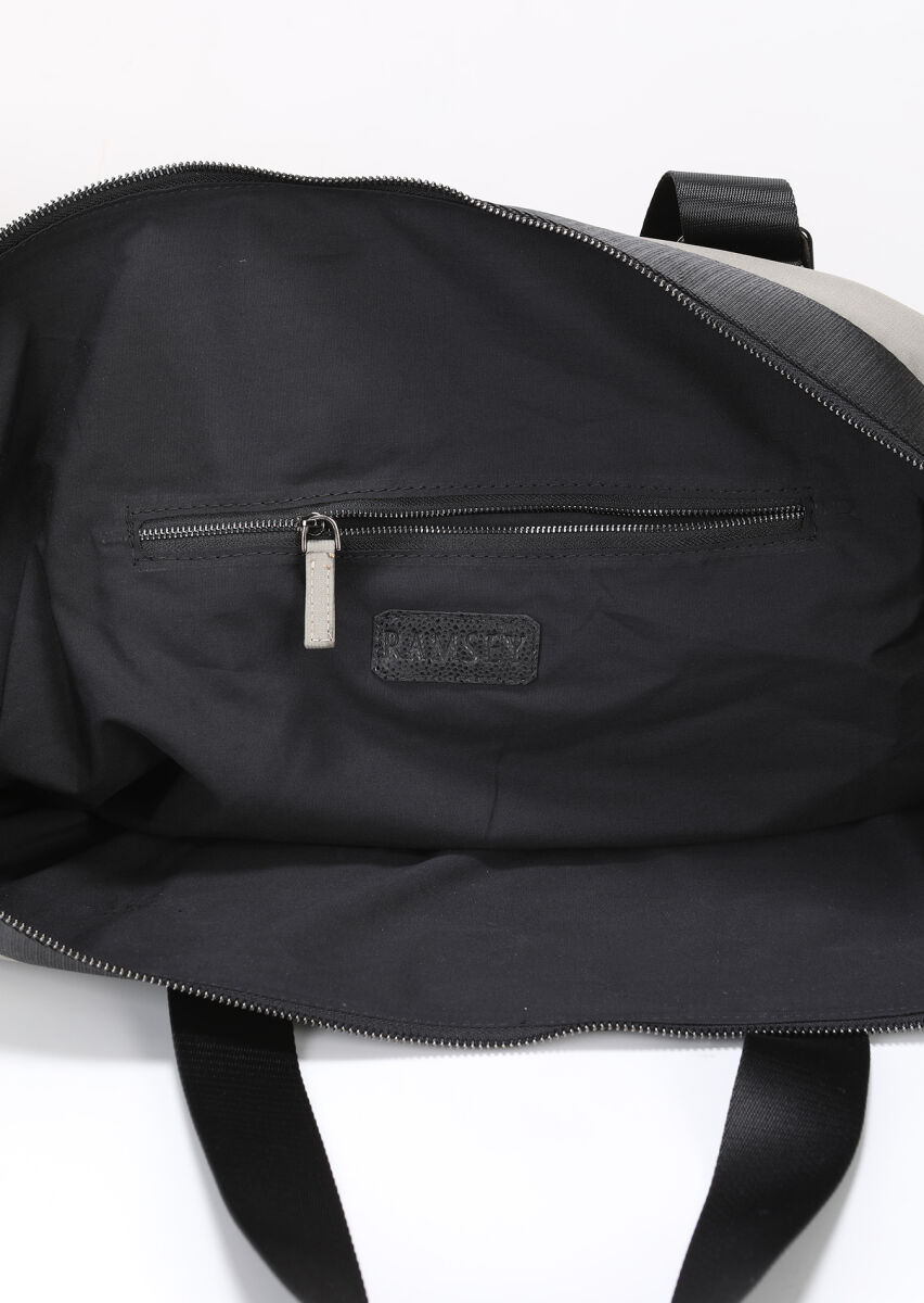 Grey Material Bag - 5