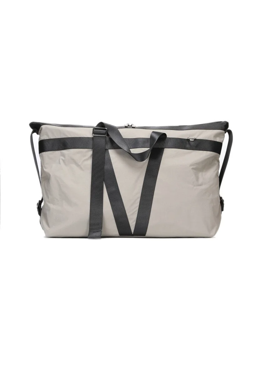 Grey Material Bag - 1