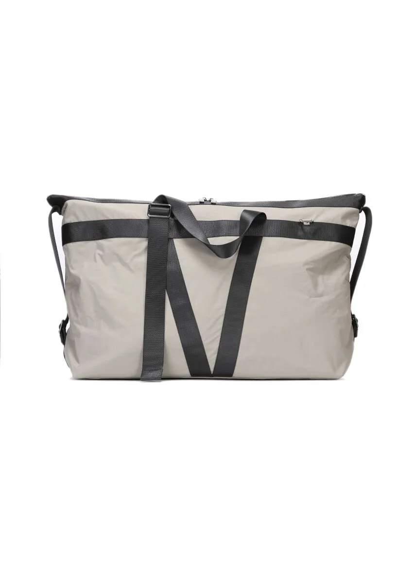 Grey Material Bag - 1