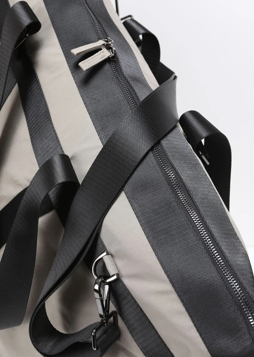 Grey Material Bag - 4