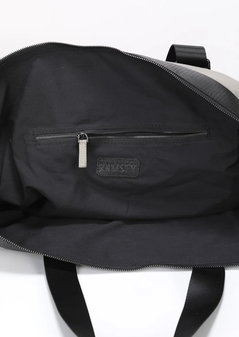 Grey Material Bag - 5