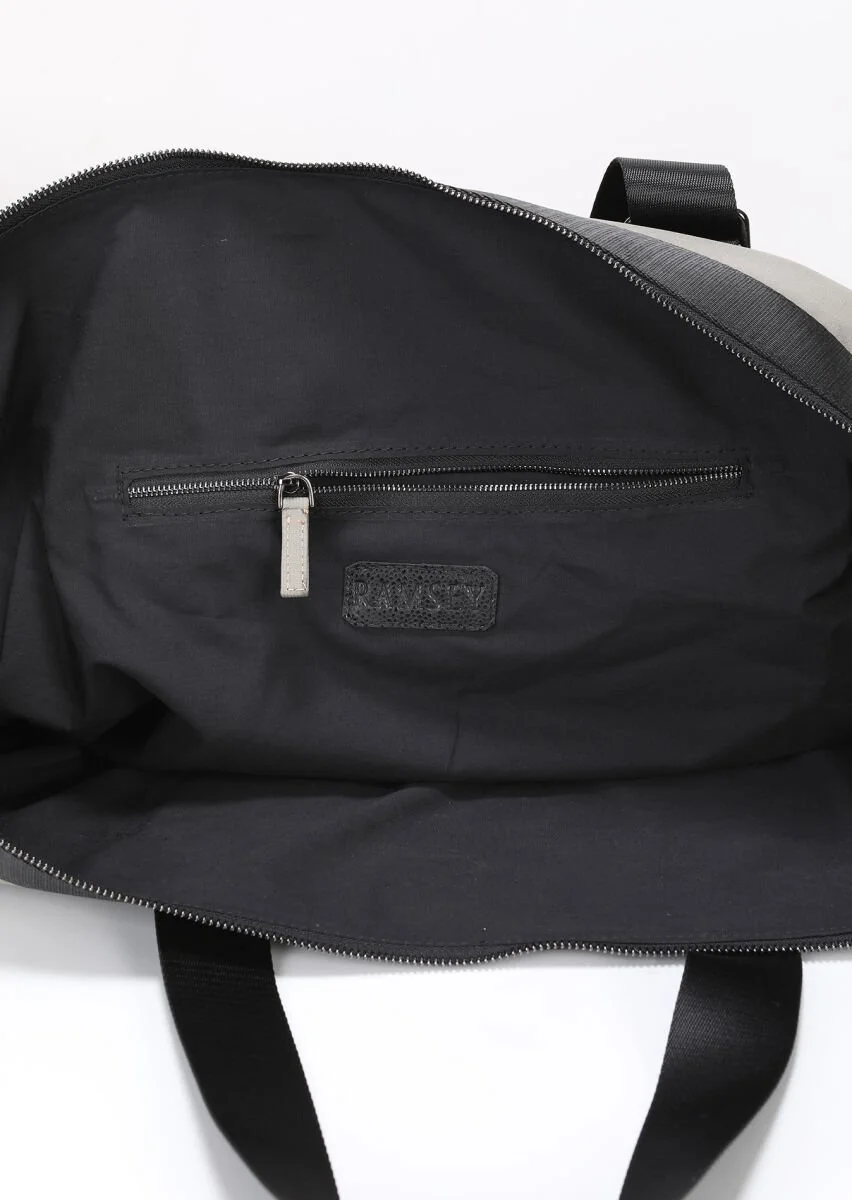 Grey Material Bag - 5