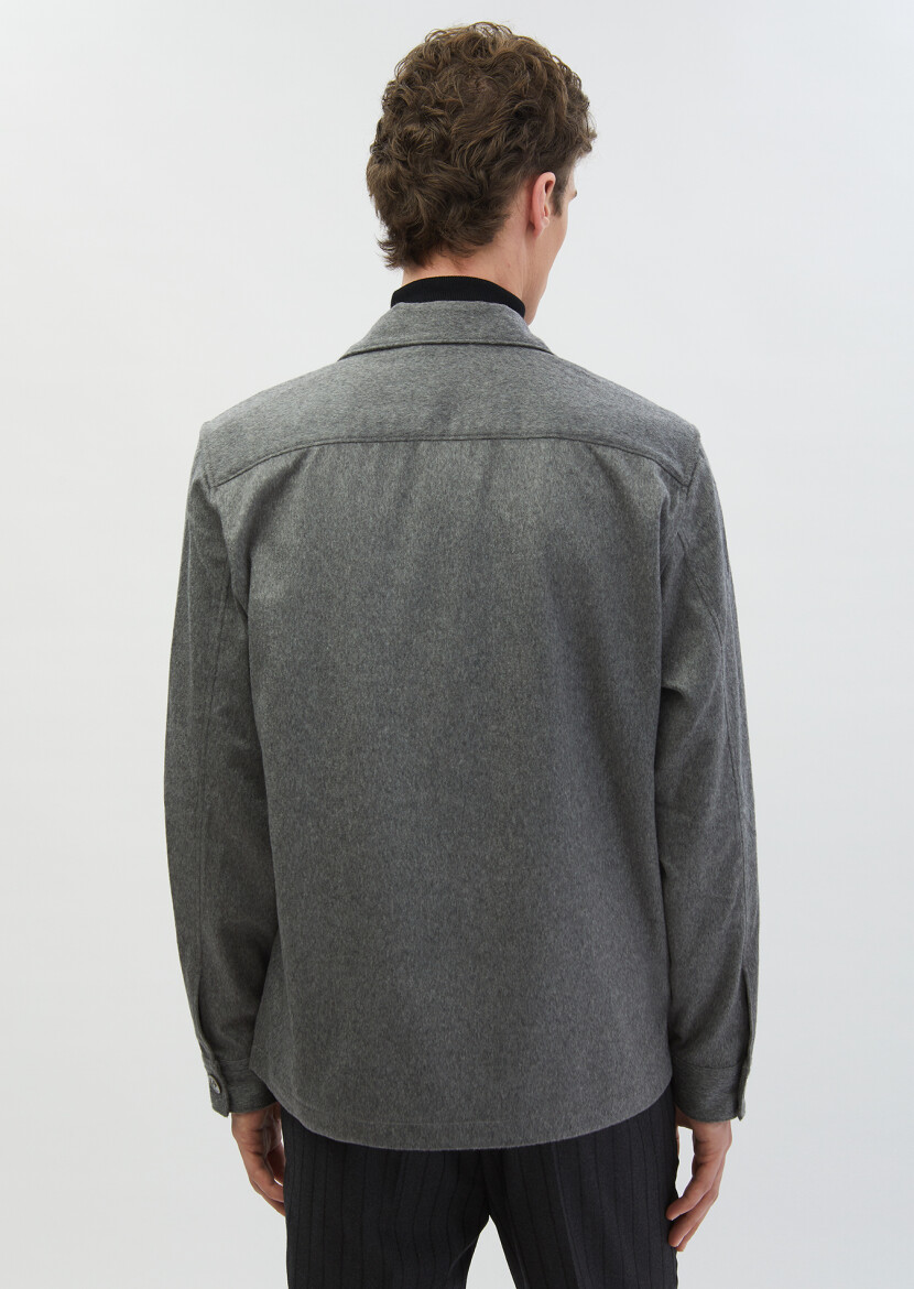 Grey Overshirt - 6