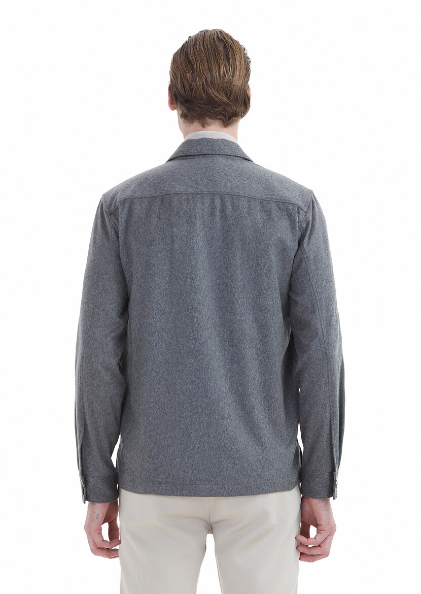 Grey Overshirt - 6