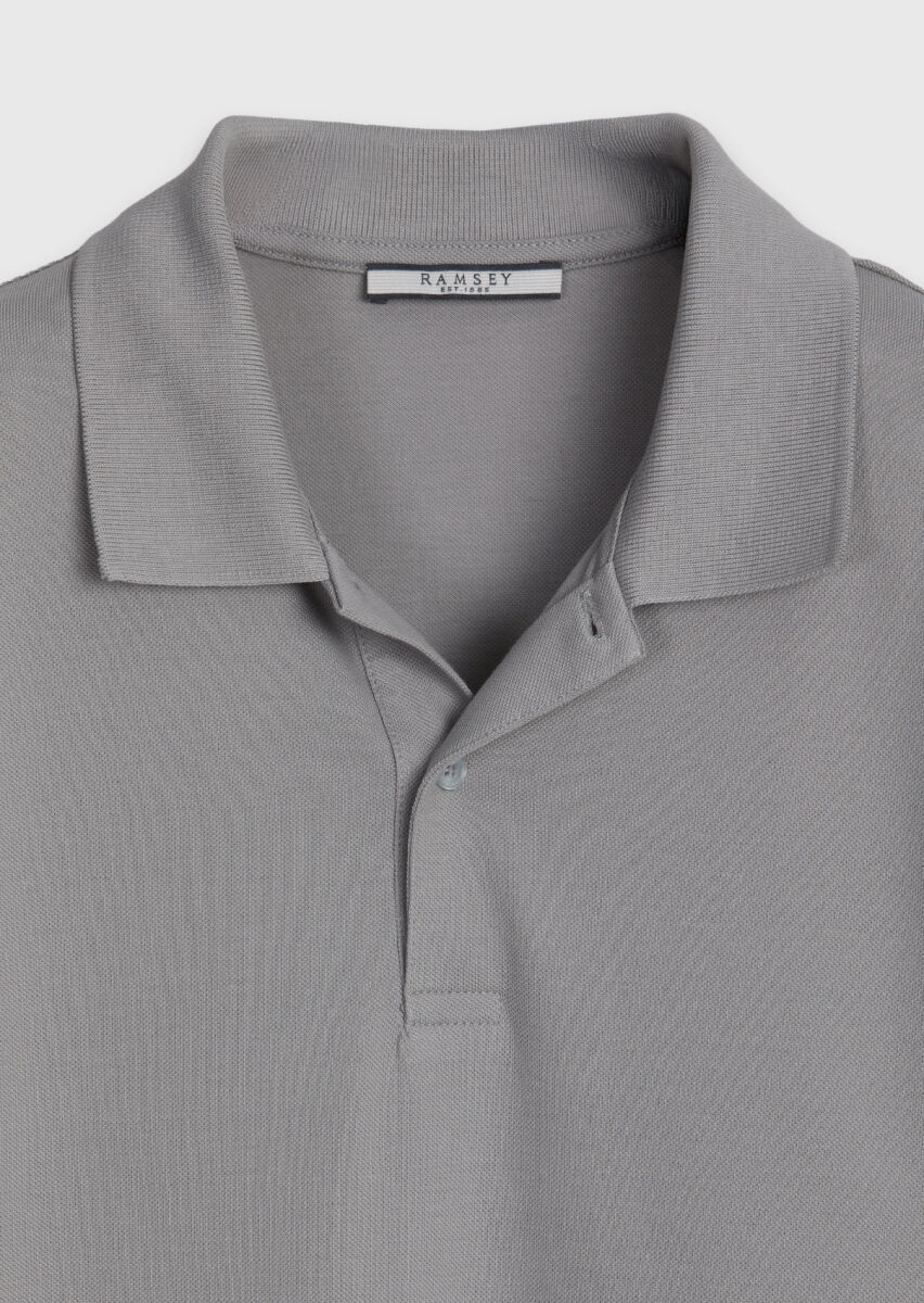 Grey Plain 100% Cotton T-Shirt - 7