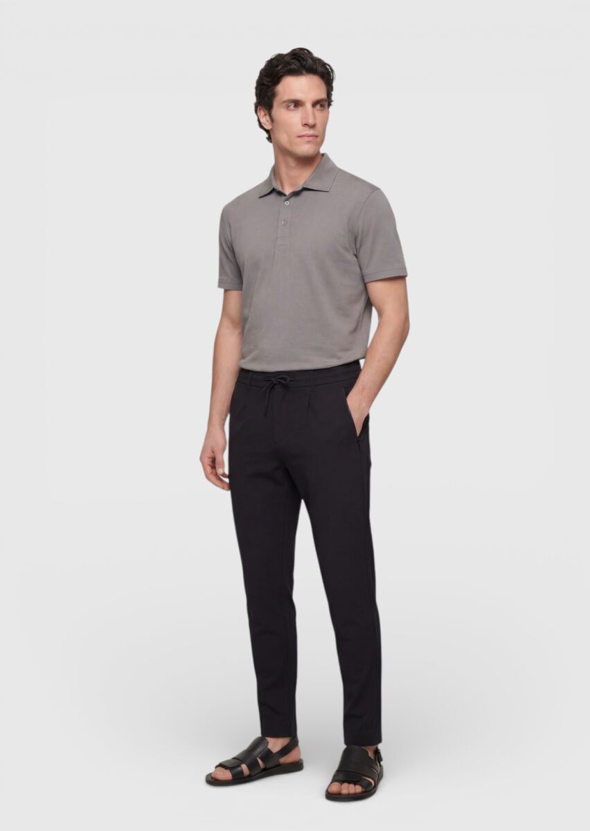 Grey Plain T-Shirt - 2