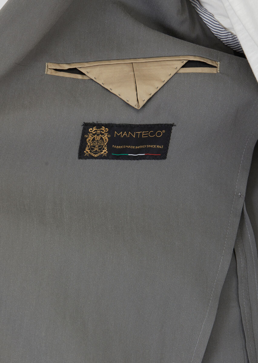 Grey Plain Zeroweight Slim Fit Suit - 7