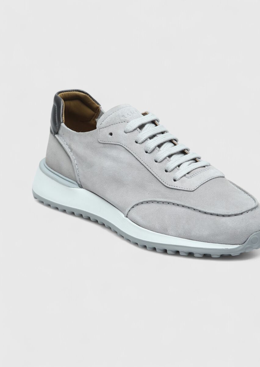 Grey Suede Sneaker - 2
