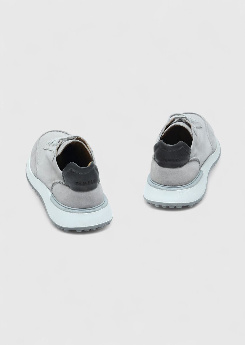 Grey Suede Sneaker - 5