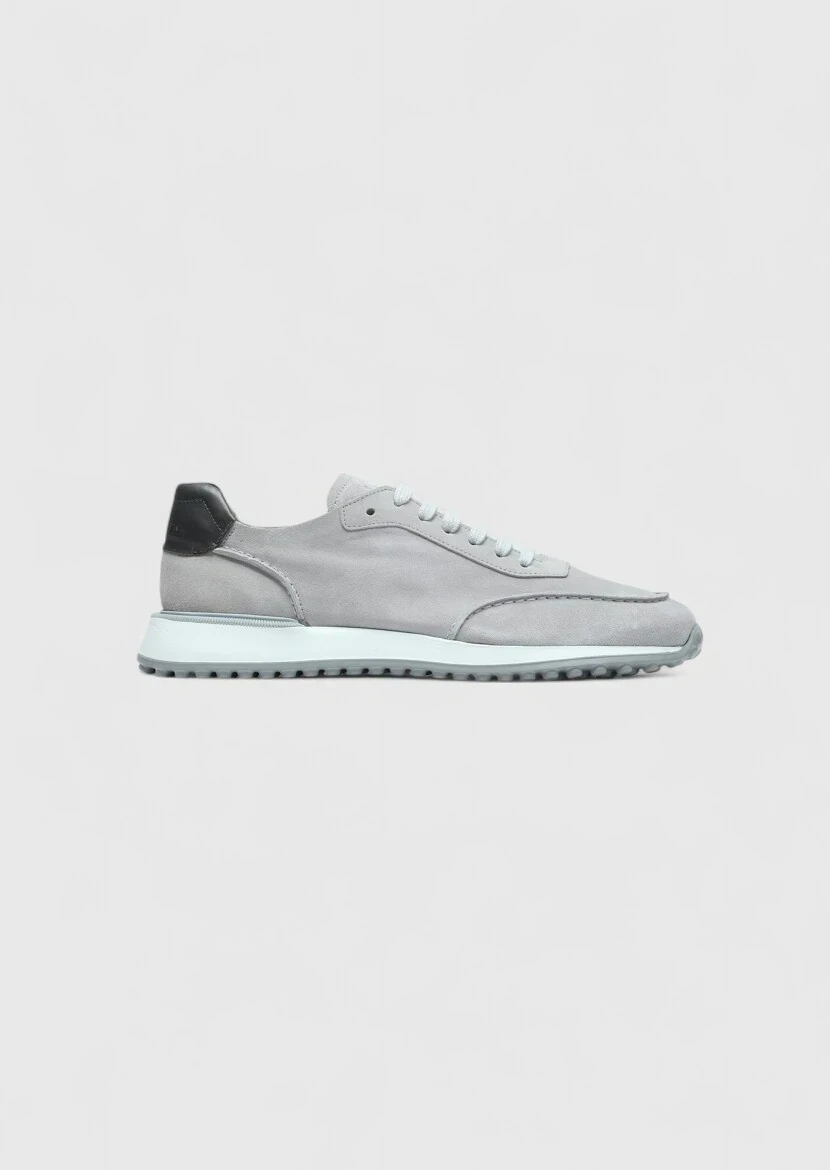 Grey Suede Sport Sneaker - 1