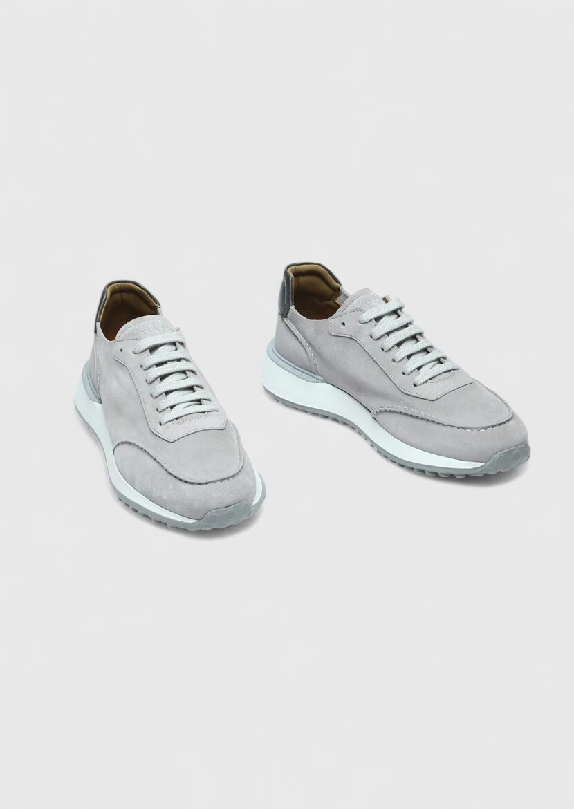 Grey Suede Sport Sneaker - 3