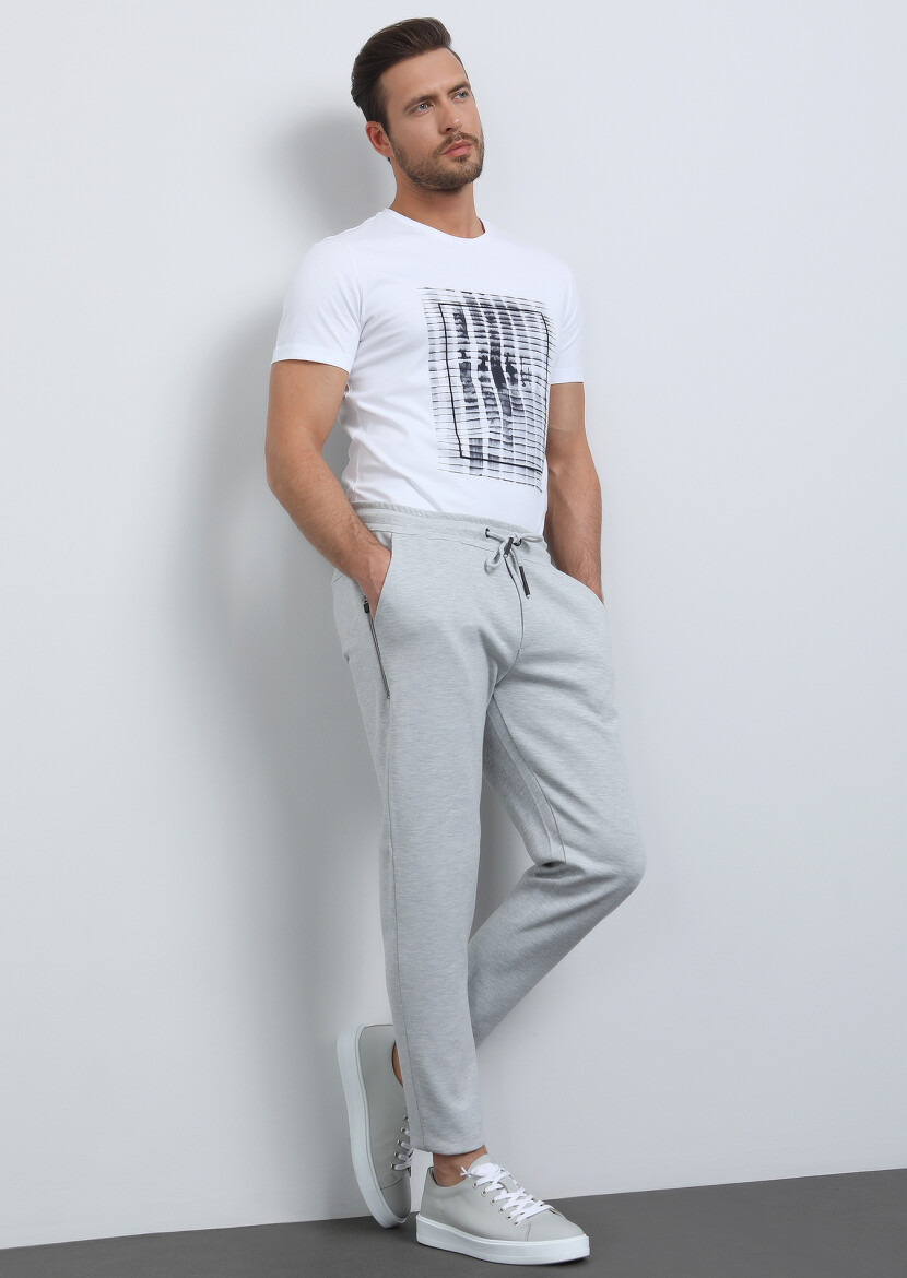 Grey Sweat Pants - 1