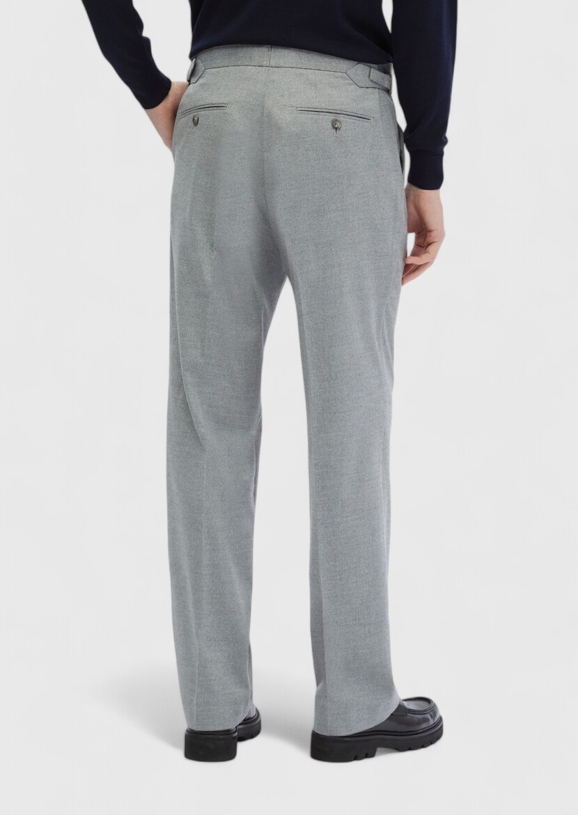 Grey Weaving Casual Trousers - 6