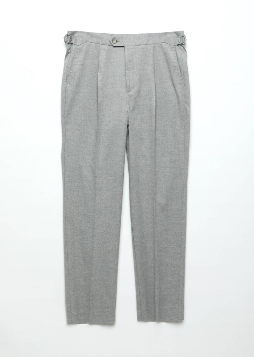 Grey Weaving Casual Trousers - 7