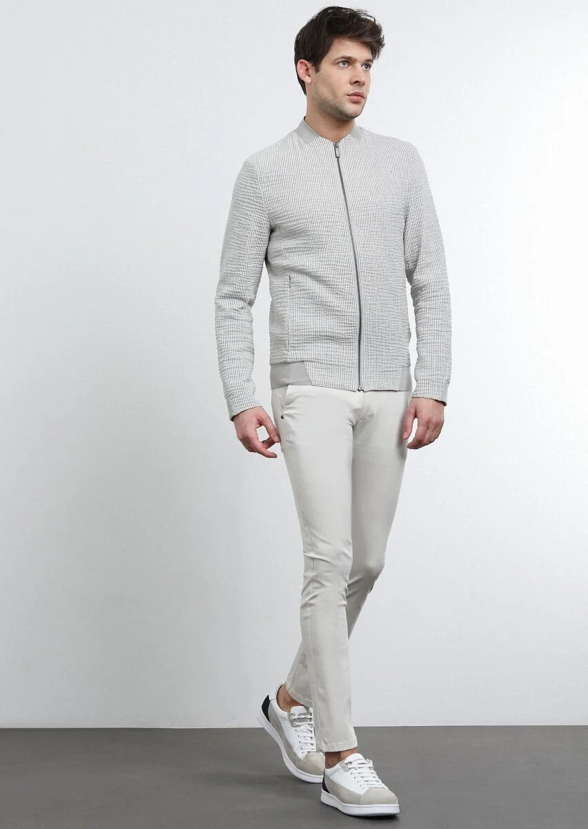 Grey Weaving Coat - 3