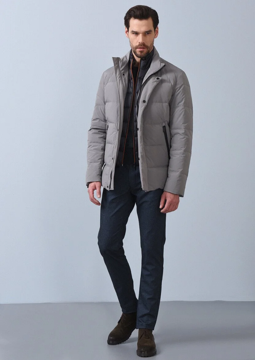 Grey Weaving Coat - 1