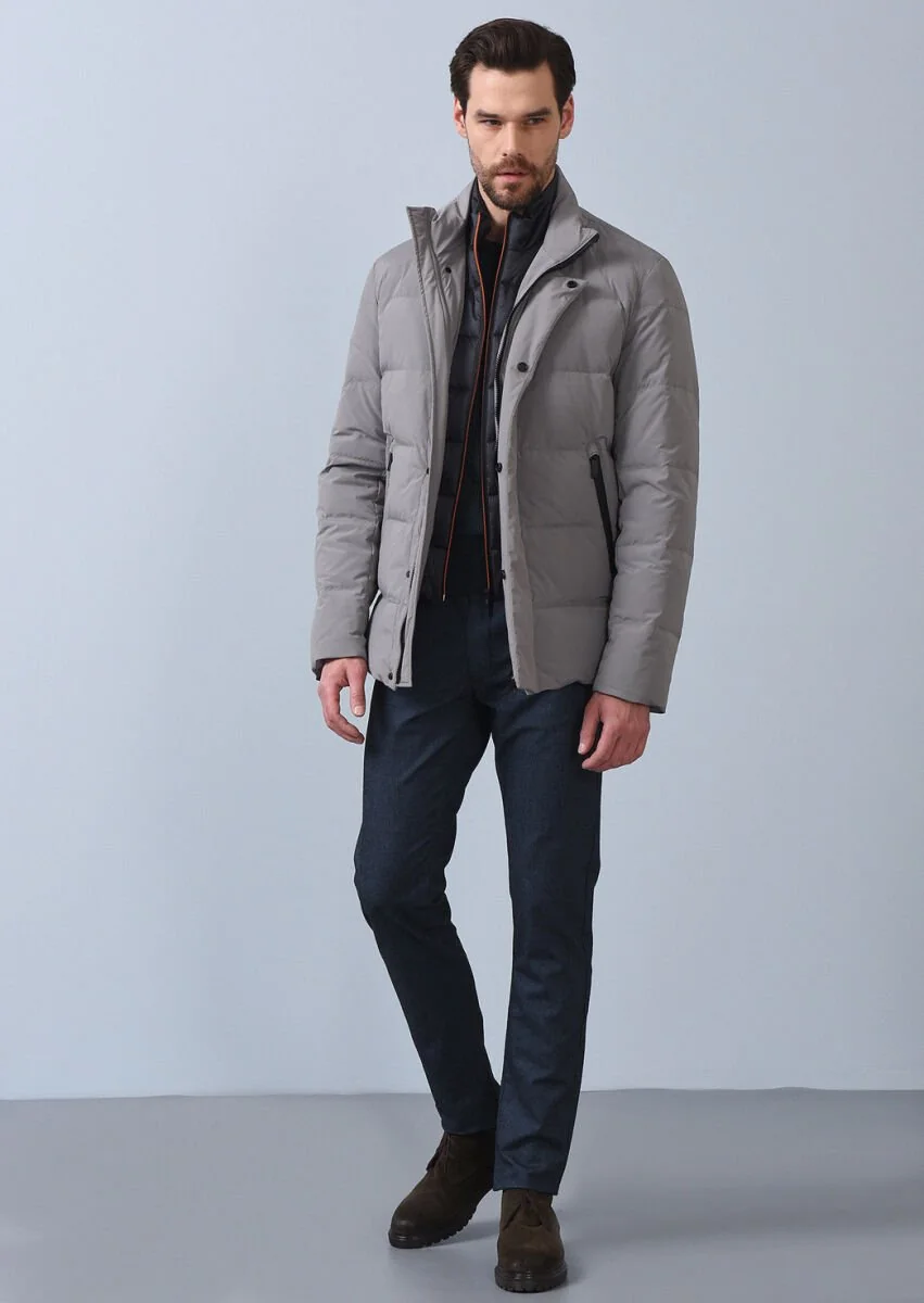 Grey Weaving Coat - 1