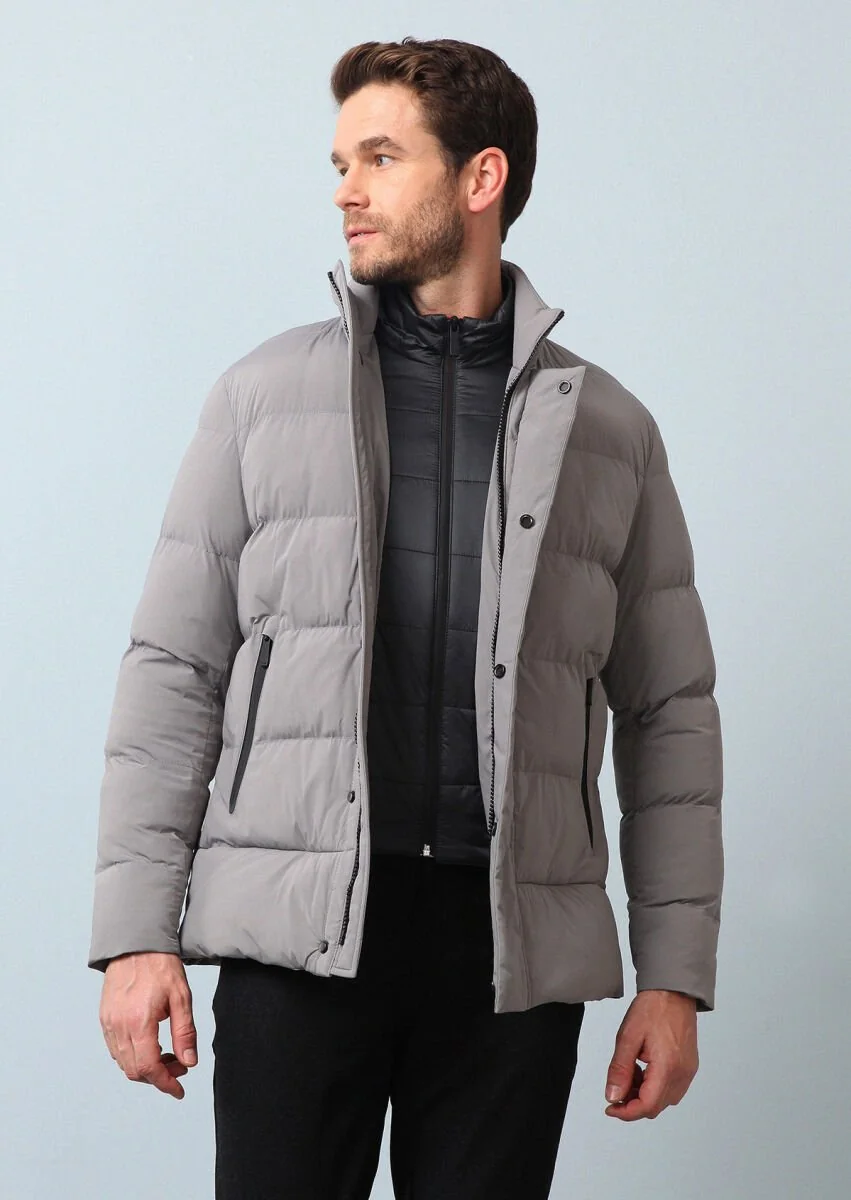Grey Weaving Coat - 2