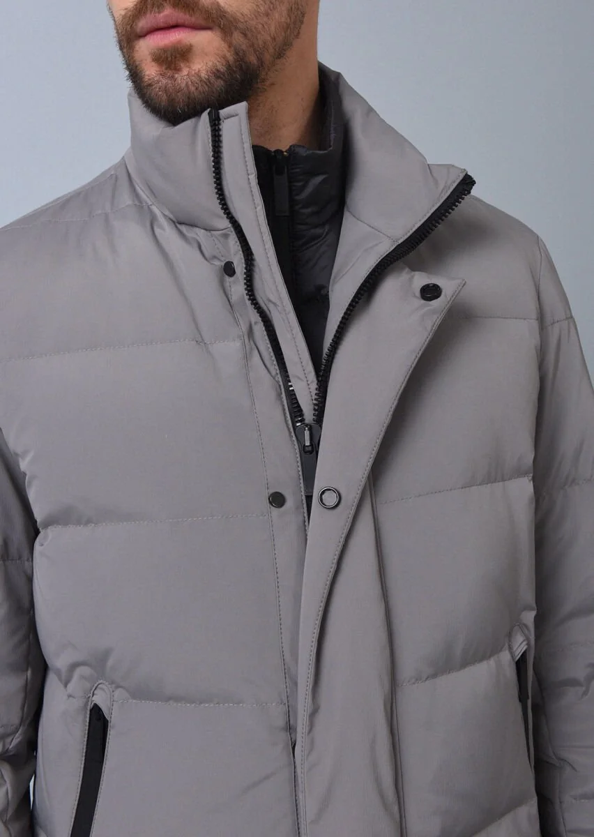 Grey Weaving Coat - 4