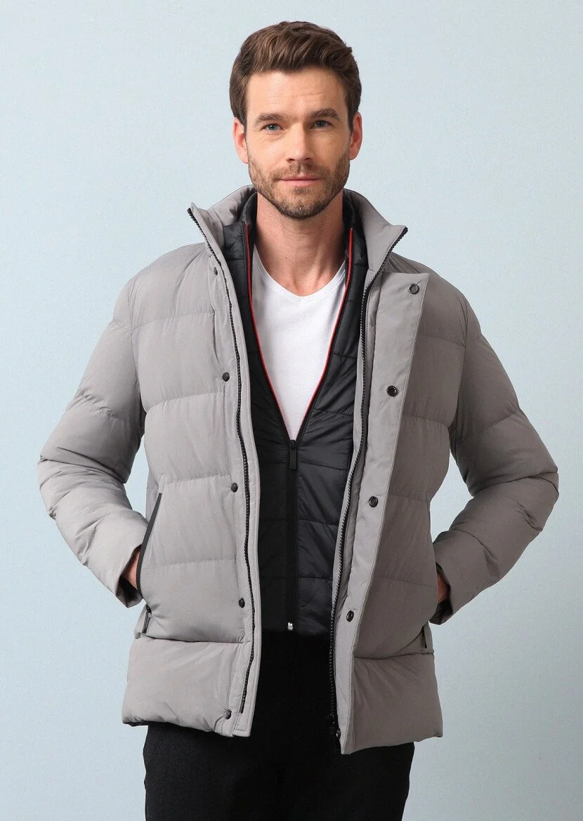 Grey Weaving Coat - 7