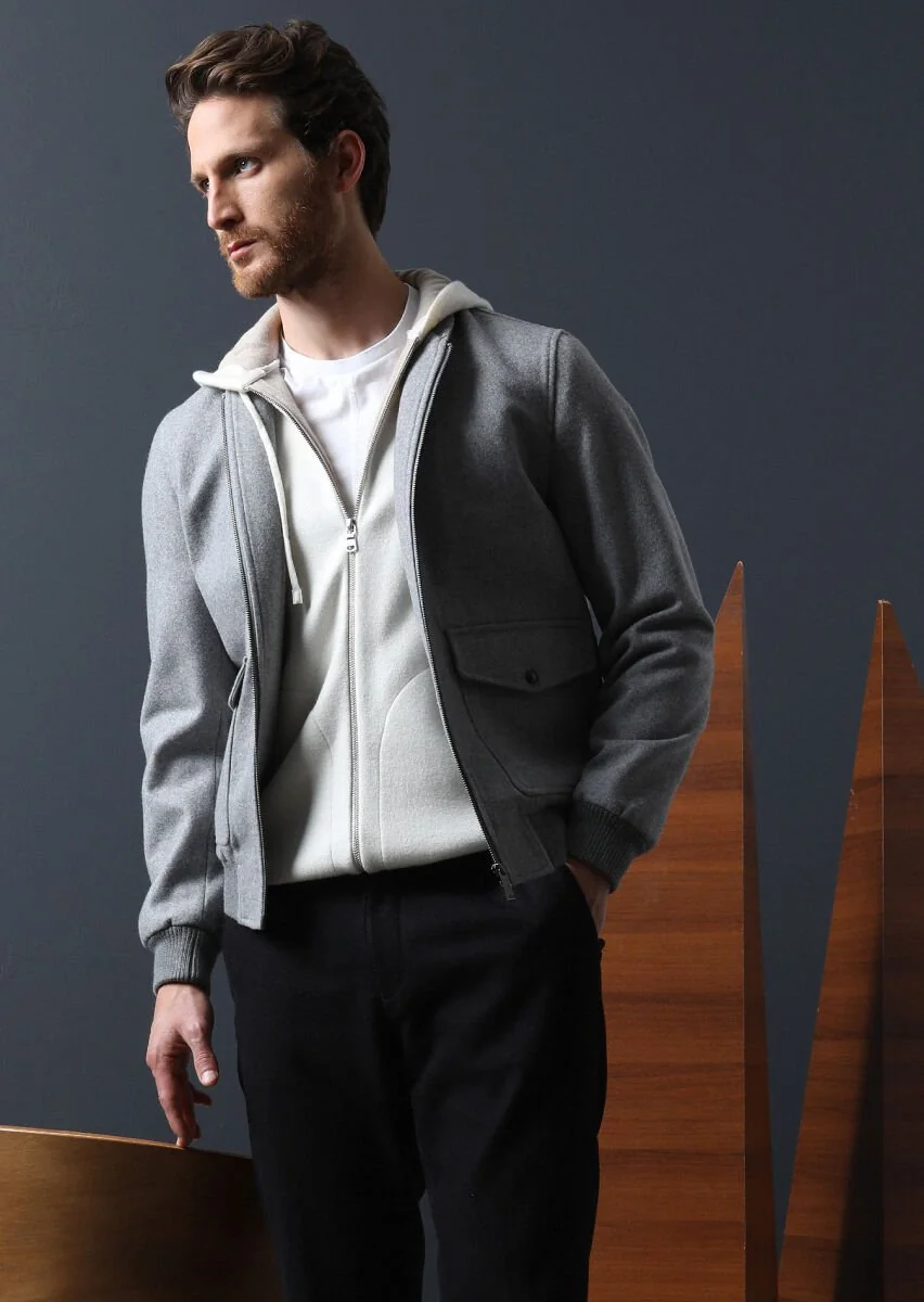 Grey Weaving Coat - 2
