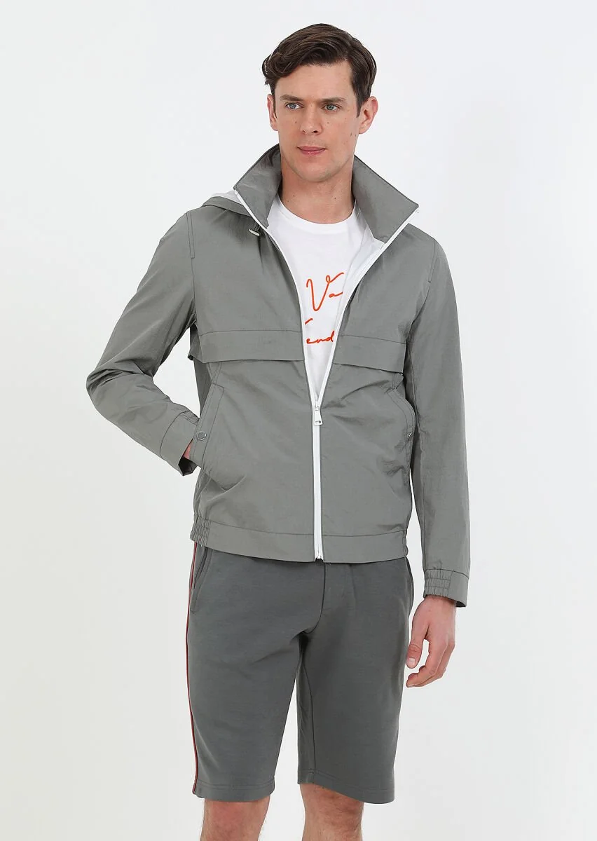 Grey Weaving Coat - 1