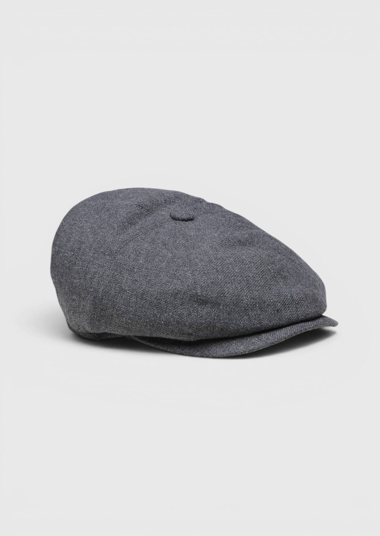 Gri %50 Polyester ,%50 Yün Sapka