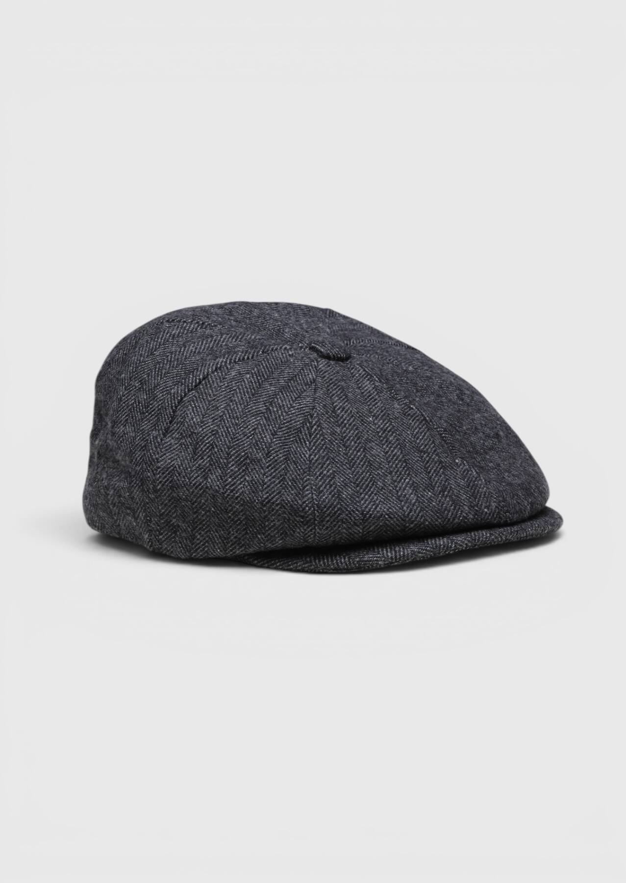Gri %60 Yün ,%40 Polyester Sapka