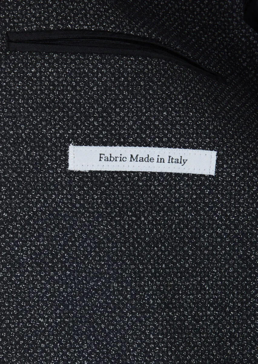 Gri Desenli Yün Karışımlı Ceket - 6